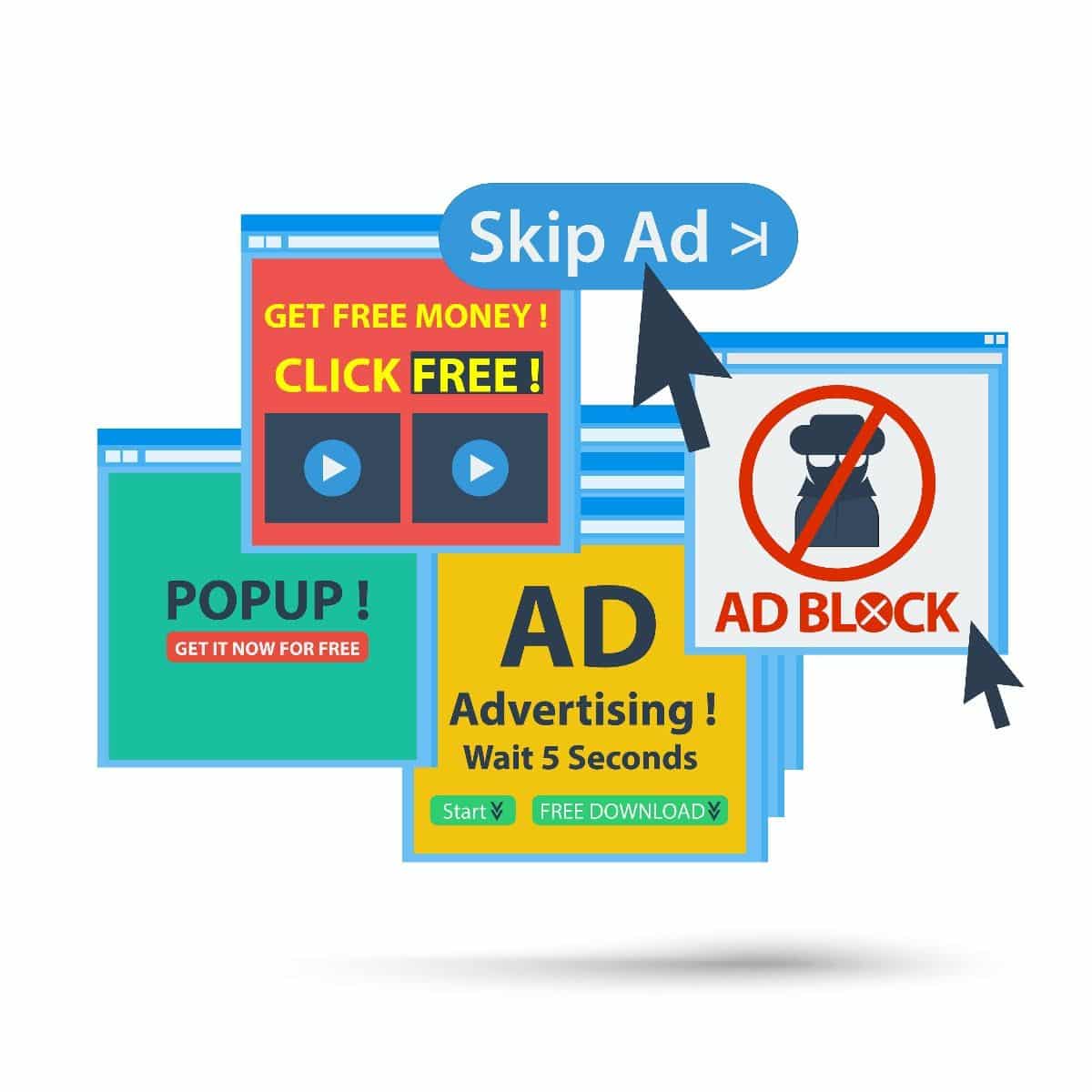 Logo de popup ads